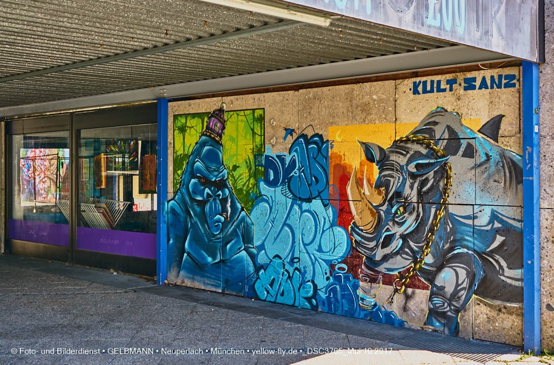 21.03.2017 - Abrissbaustelle Quiddezentrum in Neuperlach